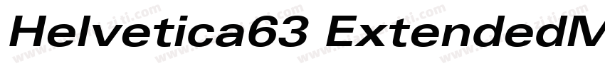 Helvetica63 ExtendedMedium字体转换
